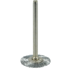 3/4″ Diameter - Steel Wire Mini Wheel Brush - Best Tool & Supply
