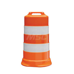 Traffic Barrels, Delineators & Posts; Type: Traffic Drum; Material: LDPE; Reflective: Yes; Base Needed: Yes; Height (Inch): 39.7; Width (Inch): 23-1/2; Additional Information: Sub Brand: Commander ™; Sheeting Grade: Diamond; Rubber Base Sold Separately; S