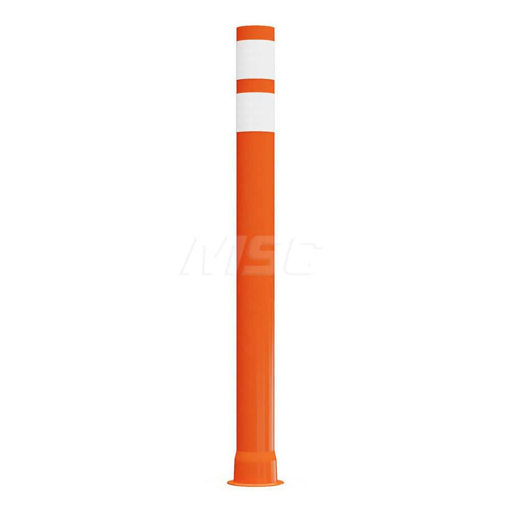 Traffic Barrels, Delineators & Posts; Type: Open Top Delineator; Material: Polyethylene; Reflective: Yes; Base Needed: Yes; Width (Inch): 4-5/8; Additional Information: Sheeting Grade: Engineer; Stripe Width: 4 in; Stripe Color: White; Series: 6842; Post