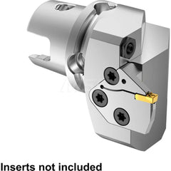 Modular Grooving Head: Left Hand, Blade Holder Head, KM63TS System Size Through Coolant, Series Beyond Evolution