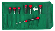 8 Piece - .028 - 1/8 - PicoFinish Precision Hex Screwdriver Inch Set In Pouch - Best Tool & Supply