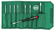8 Piece - 2.5mm - 6mm - Precision Metric Nut Driver Set in Canvas Pouch - Best Tool & Supply