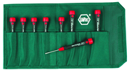 8 Piece - T1; T2; T3; T4; T5; T6; T7; T8 x 40mm - PicoFinish Precision Torx Screwdriver Set in Canvas Pouch - Best Tool & Supply