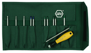 12 Piece - System 4 ESD Safe Drive-Loc Interchangeable Set - #26985 - Slotted 1.5 - 4.0 and Phillips #000 - 1 and Torx® T1-T15 - Canvas Pouch - Best Tool & Supply