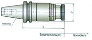 NO.3 BT50 TENS/COMP TAP HOLDER - Best Tool & Supply