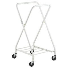 Lakeside - Janitor Carts & Caddies; Type: Clothes Hamper ; Material: Chrome Steel ; Width (Inch): 20 ; Length: 20 (Inch); Height (Inch): 39-1/2 ; Additional Information: When not in use, it folds for compact storage. Folded dimensions are 43"Hx20"Wx3.75" - Exact Industrial Supply