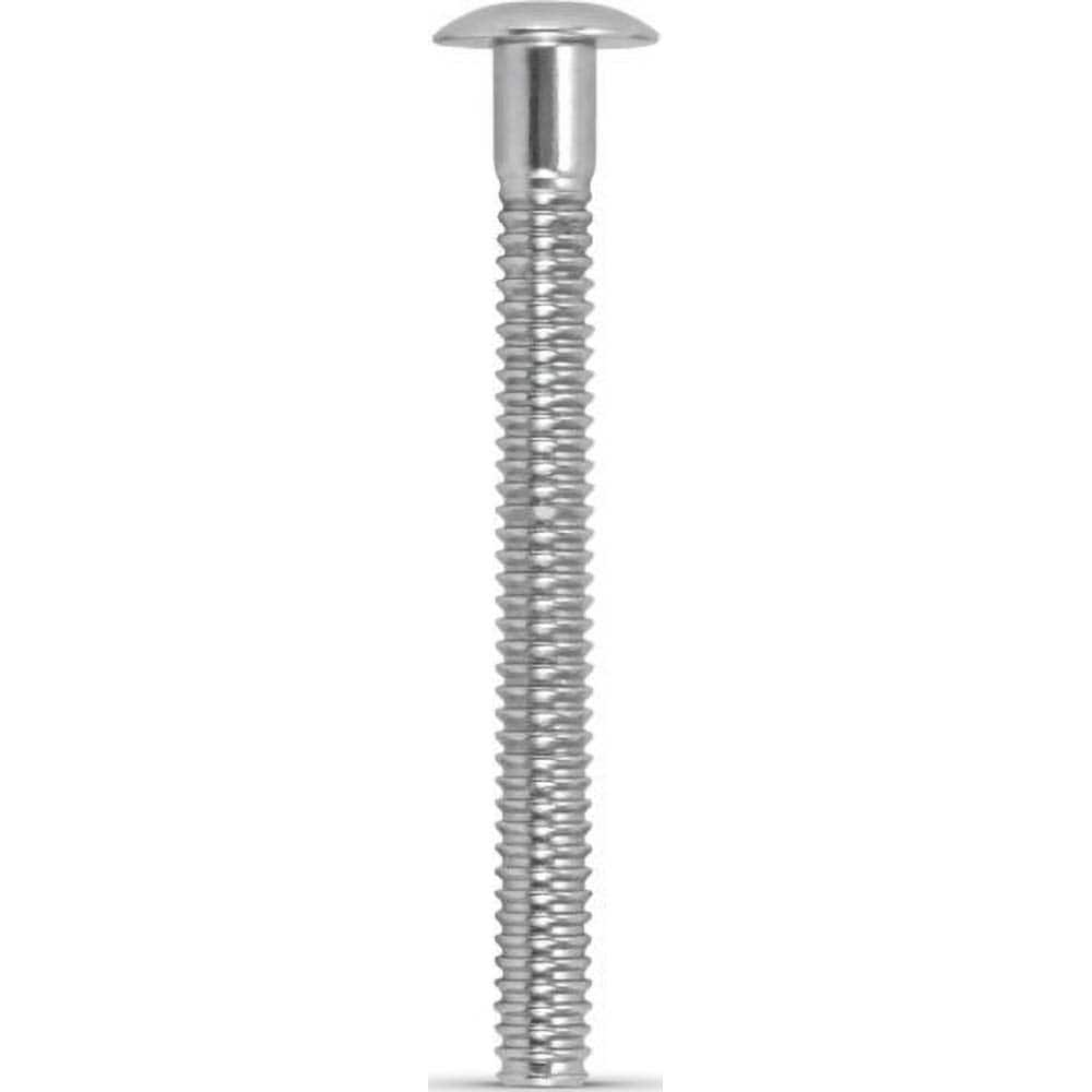 RivetKing - Anchor Accessories; Type: Button Head Cap Screws ; For Use With: Threaded Rod Anchor ; Size: 1/4 ; Material: Steel - Exact Industrial Supply