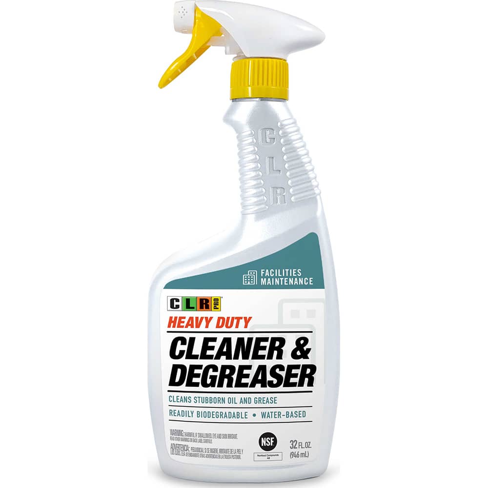 CLR Pro - All-Purpose Cleaners & Degreasers; Type: Non-Chlorinated Heavy Duty Degreaser; Cleaner/Degreaser ; Container Type: Spray Bottle ; Container Size: Bottle ; Scent: Soapy ; Form: Liquid; Liquid Concentrate ; Material Application: Asphalt; Auto Bod - Exact Industrial Supply