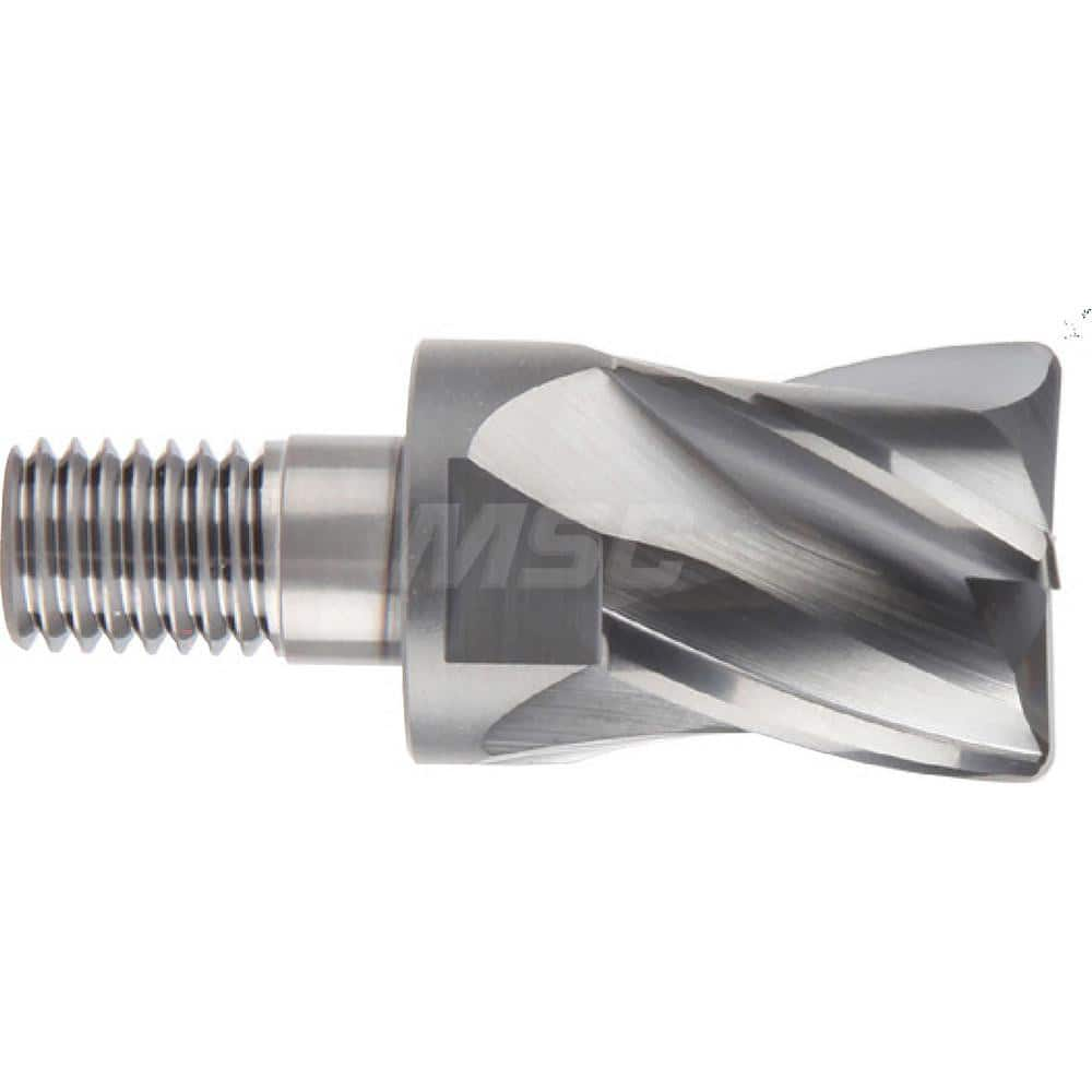 YG-1 - Corner Radius & Corner Chamfer End Mill Heads; Mill Diameter (Inch): 3/8 ; Mill Diameter (Decimal Inch): 0.3750 ; End Type: Corner Radius ; Corner Radius (Decimal Inch): 0.0600 ; Number of Flutes: 4 ; Material: Carbide - Exact Industrial Supply