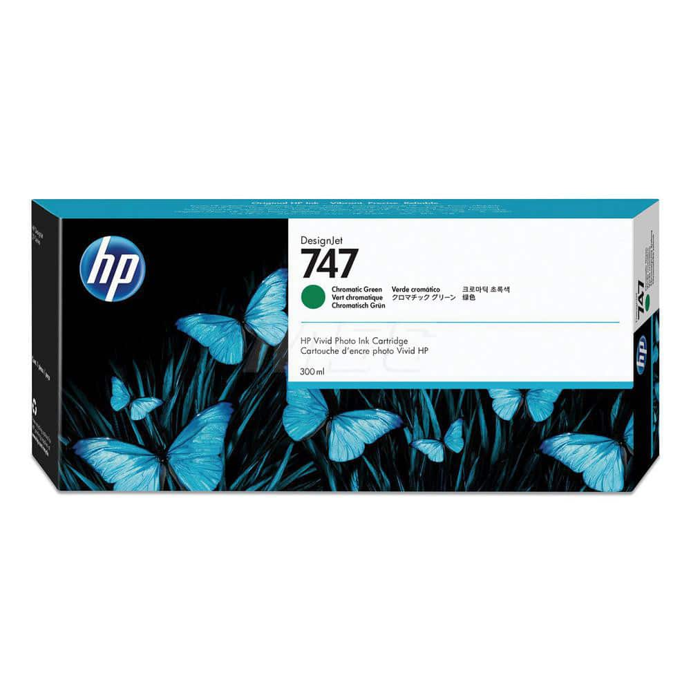 Hewlett-Packard - Office Machine Supplies & Accessories; Office Machine/Equipment Accessory Type: Ink Cartridge ; For Use With: HP DesignJet Z9+ 44-in PostScript (W3Z72A#B1K); HP DesignJet Z9+ 24-in PostScript (W3Z71A#B1K) ; Color: Chromatic Green - Exact Industrial Supply