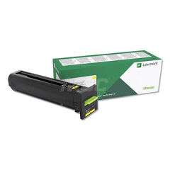 Toner Cartridge: Yellow Use with Lexmark CS820dte, CS820dtfe & CX820de