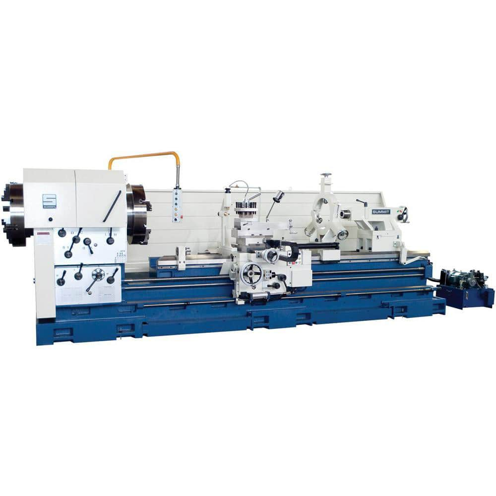 Summit - Bench, Engine & Toolroom Lathes; Machine Type: Toolroom Lathe ; Spindle Speed Control: Geared Head ; Phase: 3 ; Voltage: 220/440 ; Horsepower (HP): 30 ; Swing (Inch): 42 - Exact Industrial Supply