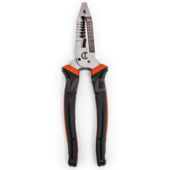 Crescent - Wire & Cable Strippers; Type: Wire Stripper ; Maximum Capacity: 20 AWG ; Minimum Wire Gage: 8 AWG - Exact Industrial Supply
