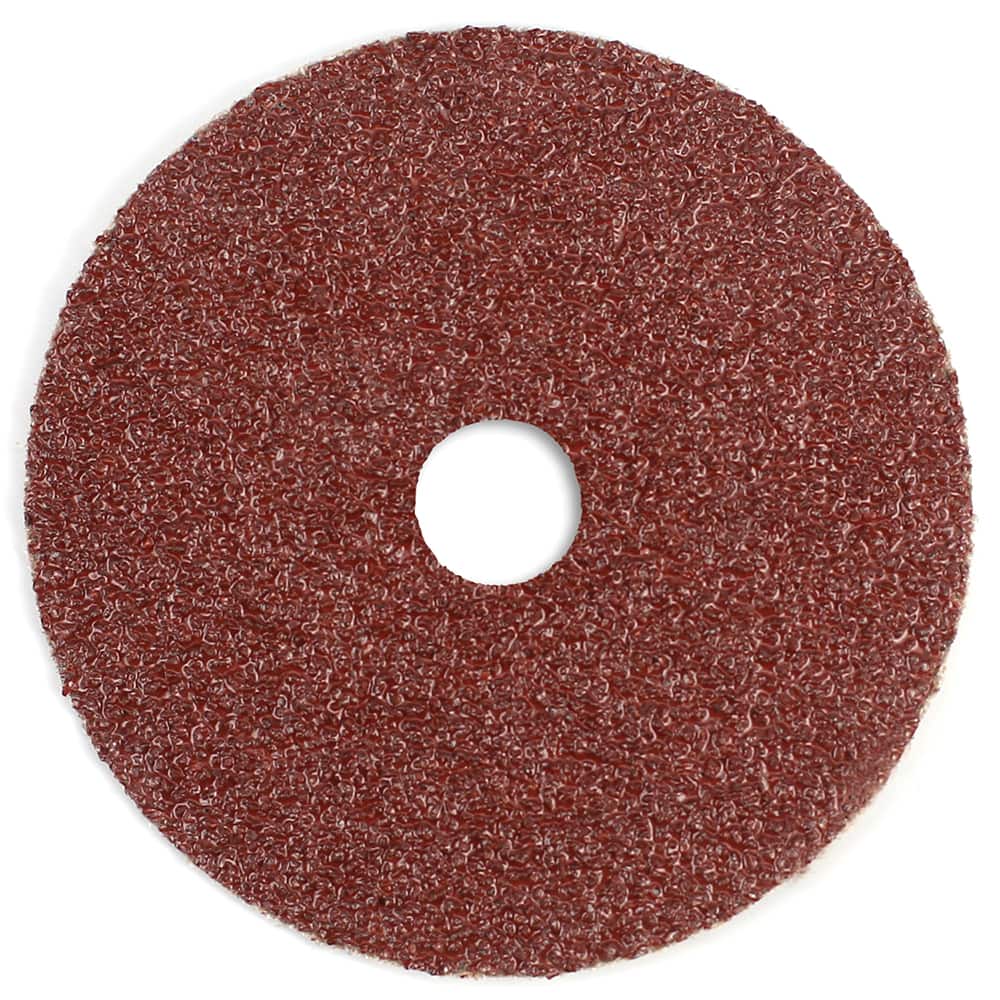 Superior Abrasives - Fiber Discs; Disc Diameter (Inch): 5 ; Abrasive Material: Aluminum Oxide ; Grit: 60 ; Center Hole Size (Inch): 7/8 ; Backing Material: Fiber ; Flexible: No - Exact Industrial Supply