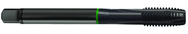 M8 x 0.75 Dia. - 6H - 3 FL - Cobalt Plug Green Ring Tap - Blk-Ox FORM-B DIN 374 - Best Tool & Supply