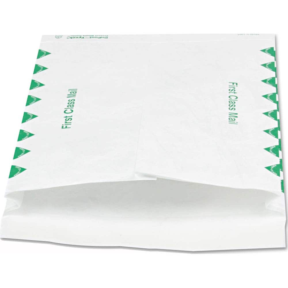 Survivor - Mailers, Sheets & Envelopes; Type: Tyvek Expansion Envelope ; Style: Self Seal ; Width (Inch): 13 ; Length (Inch): 10 ; Box Quantity: 100 ; Size: 10 x 13 - Exact Industrial Supply