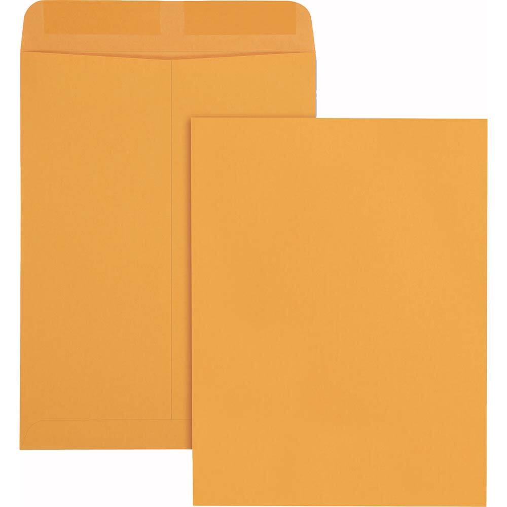 Quality Park - Mailers, Sheets & Envelopes; Type: Catalog Envelope ; Style: Gummed Flap ; Width (Inch): 12 ; Length (Inch): 9 ; Box Quantity: 100 ; Size: 9 x 12 - Exact Industrial Supply