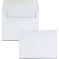 Quality Park - Mailers, Sheets & Envelopes; Type: Greeting Card Envelope ; Style: Gummed Flap ; Width (Inch): 5-3/4 ; Length (Inch): 4-3/8 ; Box Quantity: 500 ; Size: 4.38 x 5.75 - Exact Industrial Supply