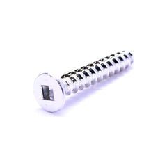 Machine Screw: #12-24 x 1-1/2″, Flat Head, Square Stainless Steel, NL-19 Finish, Grade 18-8, ANSI B18.6.3