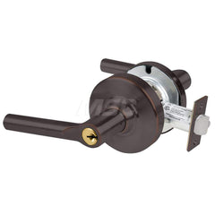 Lever Locksets; Type: Cylindrical Lock; Key Type: Keyed Different; Strike Type: Curved Lip Strike; Finish/Coating: Aged Bronze; Material: Metal; Material: Metal; Door Thickness: 1.75 in; Backset: 2.75 in; Cylinder Type: Schlage C Keyway; Minimum Order Qua