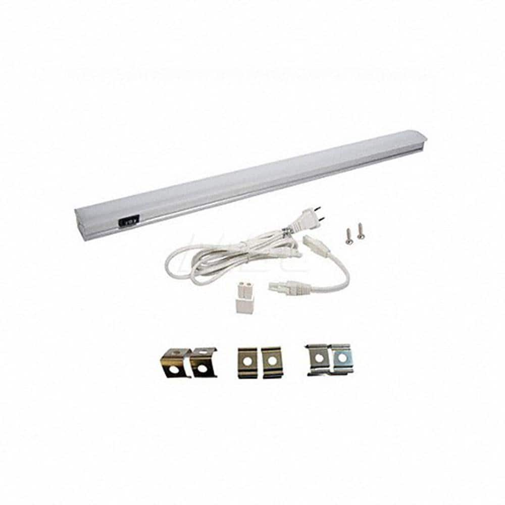 Undercabinet Light Fixtures; Lamp Type: Integrated LED; LED; Number of Lamps: 1; Overall Length (Feet): 19 in; 19.00; Overall Width: 2; Lumens: 436; Wattage: 6.300; 6.3; Overall Height: 1.00; Voltage: 120 VAC; 120.00; Dimmable: No; Overall Width (Inch): 2