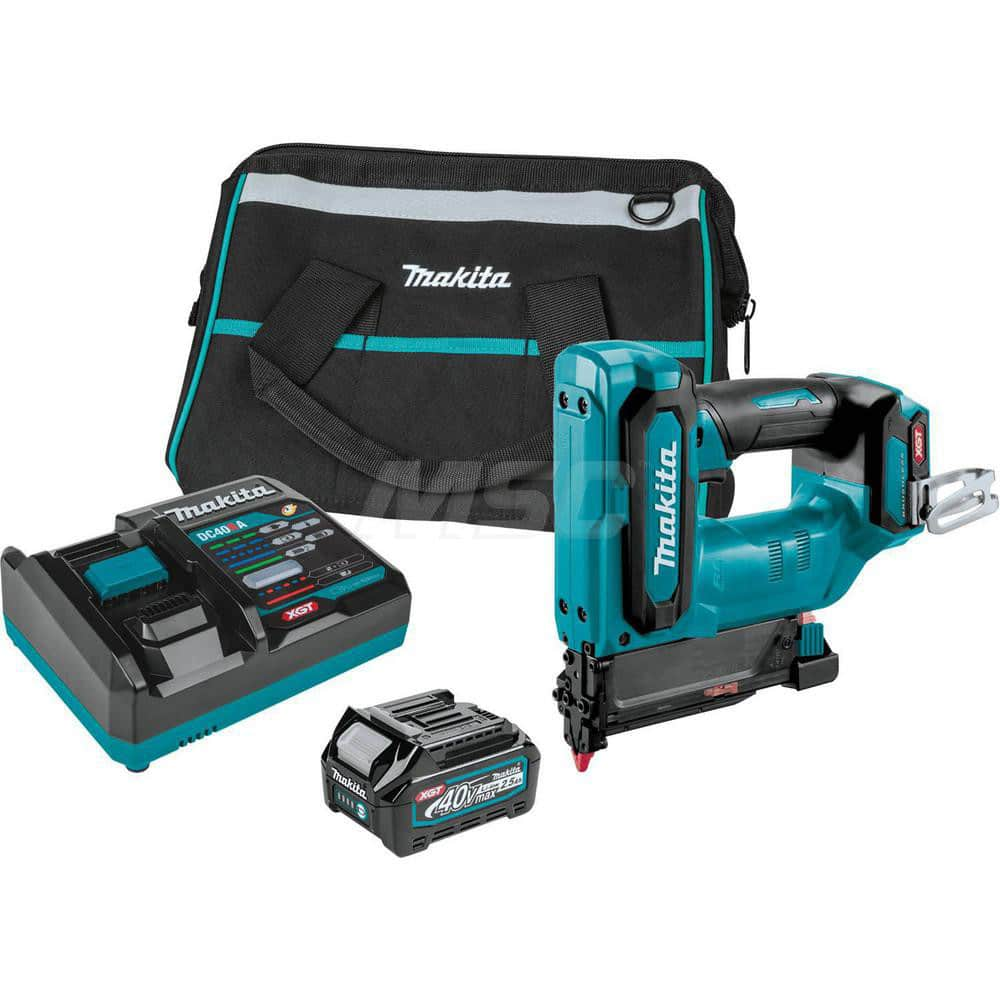 Cordless Nailers; Voltage: 40.00; Nailer Type: Cordless Brushless Finish Nailer Kit; Nail Diameter (Gauge): 23.00; Nail Length: 5/8 in, 11/16 in,  ™ in, 1 in, 1-3/16 in, 1-3/8 in; Battery Series: XGT; Batteries Included: Yes; Battery Capacity: 2.5 Ah; Num