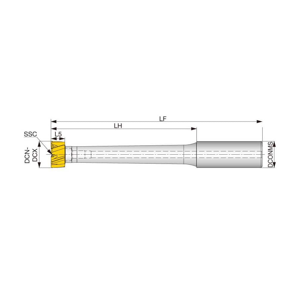 Modular Reamer Bodies; Clamping Method: Axial; Shank Diameter (mm): 0.7870; Shank Length (Decimal Inch): 1.5040 in; Overall Length (Decimal Inch): 3.47; Overall Length (mm): 3.47; Cutting Direction: Neutral; Shank Length (mm): 1.5040 in