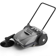 Bissell - Floor & Carpet Sweepers; Type: Walk Behind ; Self Propelled or Manual: Manual ; Capacity (Gal.): 7 ; Sweeping Mechanism: Dual Brush ; Bristle Material: Bristle ; Additional Information: 56 Lbs; Includes A Sealed Vacuum Chamber Gear-Driven Fan C - Exact Industrial Supply