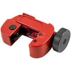 Hand Tube Cutter: 1/8 to 1″ Tube 2-1/2″ OAL, Cuts Copper, Aluminum, Brass & Plastic