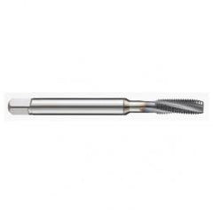 M8x1.25 6H 3-Flute PM Cobalt Semi-Bottoming 10 degree Spiral Flute Tap-TiAlN - Best Tool & Supply