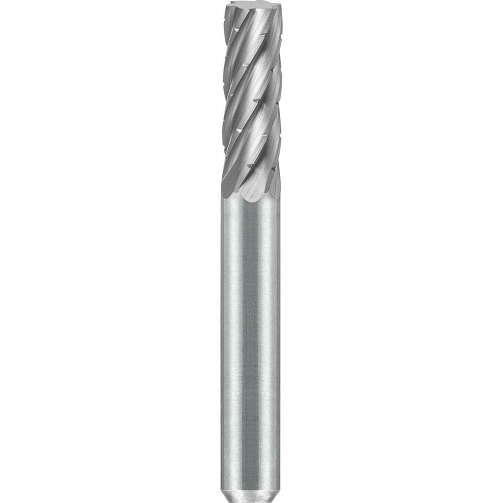 SGS Pro - SA-1, 1/4" Cut Diam, 1/4" Shank Length, NG6, Tungsten Carbide Cylinder Burr - Exact Industrial Supply