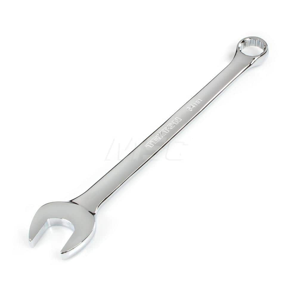 Combination Wrench: Chrome, Chrome-Plated