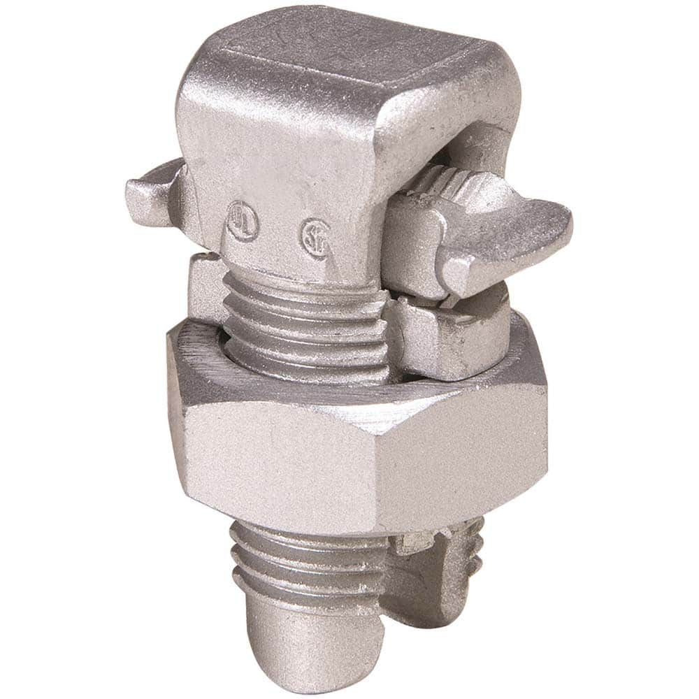 Burndy - Split Bolt Connectors; Connector Material: Aluminum ; Maximum Compatible Wire Size (AWG): 4/0 (Strand) ; Maximum Compatible Wire Size (kcmil): 500 ; Minimum Compatible Wire Size (AWG): 2 (Compact) ; Minimum Compatible Wire Size (kcmil): 400 ; Pr - Exact Industrial Supply