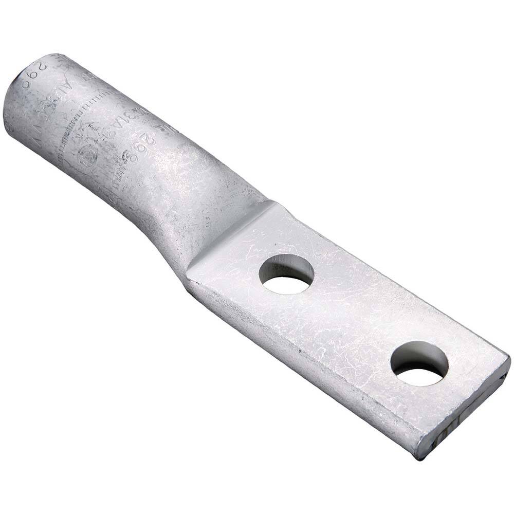 Burndy - Ring Terminals; Terminal Type: Rectangle ; Insulation Type: NonInsulated ; Connection Type: Compression ; Compatible Wire Size (kcmil): 750 ; Stud Size (Inch): 1/2 ; Color: Yellow - Exact Industrial Supply