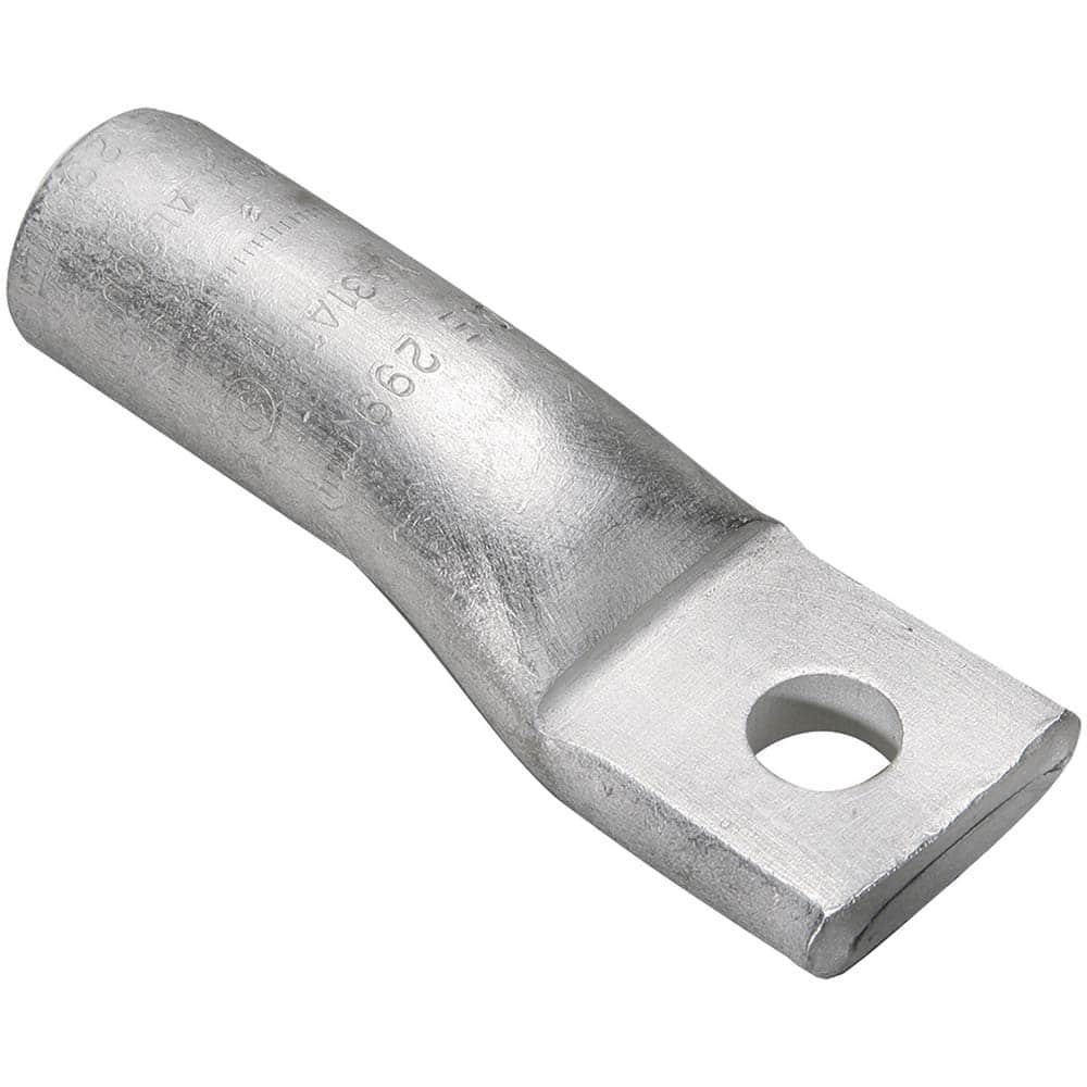 Burndy - Ring Terminals; Terminal Type: Rectangle ; Insulation Type: NonInsulated ; Connection Type: Compression ; Compatible Wire Size (kcmil): 350 ; Stud Size (Inch): 1/2 ; Color: Brown - Exact Industrial Supply