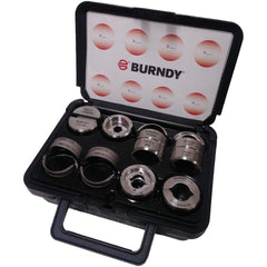 Burndy - Crimper Dies; Tool Type: U-Die Kit ; Size: 14" x 10.5" x 7.75" ; Color: Multi-Color ; For Use With: Y35; Y750; PAT750; Y46 and PAT46 with PUADP1 Adapter - Exact Industrial Supply
