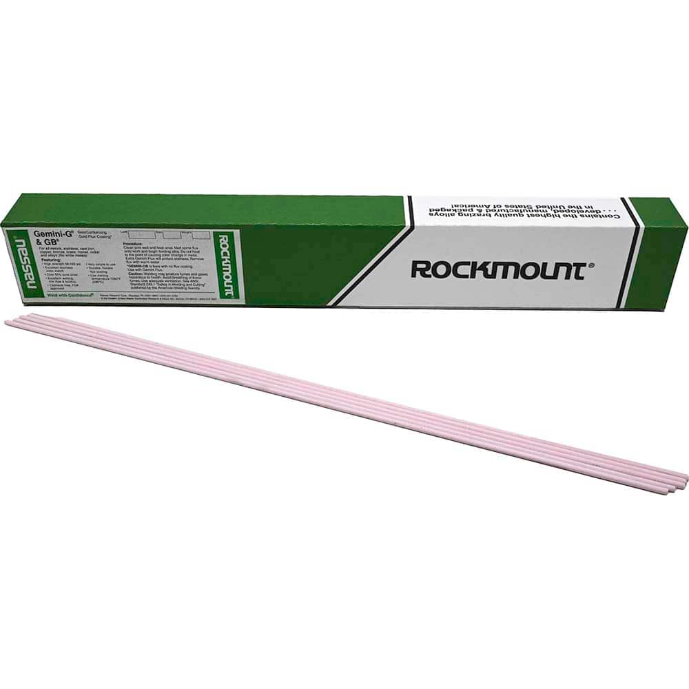 Rockmount Research and Alloys - 1/16" Diam x 18" Long Gemini G TIG Welding & Brazing Rod - Exact Industrial Supply