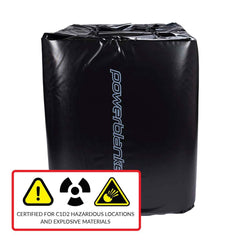 Powerblanket - Bulk Material & Tote Heaters; Type: IBC Tote/Tank Heating Blanket ; Length (Inch): 174 ; Width (Inch): 49 ; Height (Inch): 0.75 ; For Use With: 275-Gallon IBC Storage Tote/Tank ; Voltage: 110-120 VAC - Exact Industrial Supply