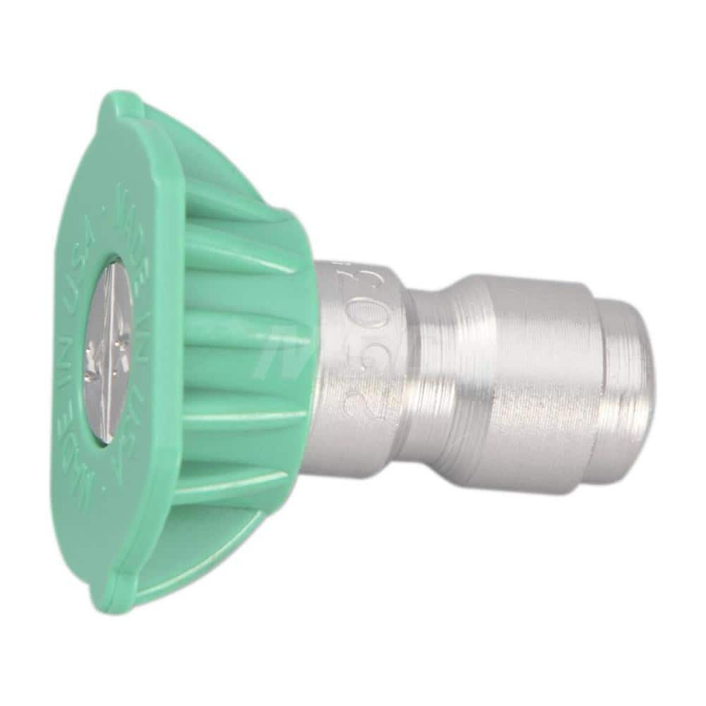 Pressure Washer Nozzles; Nozzle Type: Spray; Nozzle Color: Green; Maximum Spray Angle: 25; Spray Pattern: Stream; Nozzle Style: Fixed; Material: Steel; Connection Type: Quick Disconnect; Orifice Diameter: 3.500; Maximum Pressure: 4200; Style: Fixed; Mater