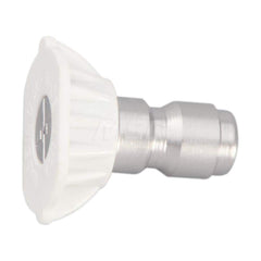 Pressure Washer Nozzles; Nozzle Type: Spray; Nozzle Color: White; Maximum Spray Angle: 40; Spray Pattern: Stream; Nozzle Style: Fixed; Material: Steel; Connection Type: Quick Disconnect; Orifice Diameter: 3.500; Maximum Pressure: 4200; Style: Fixed; Mater