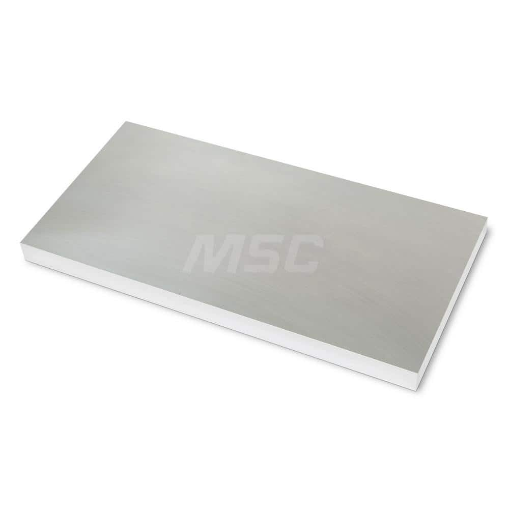 Aluminum Precision Sized Plate: Precision Ground, 12″ Long, 6″ Wide, 3/4″ Thick, Alloy 6061