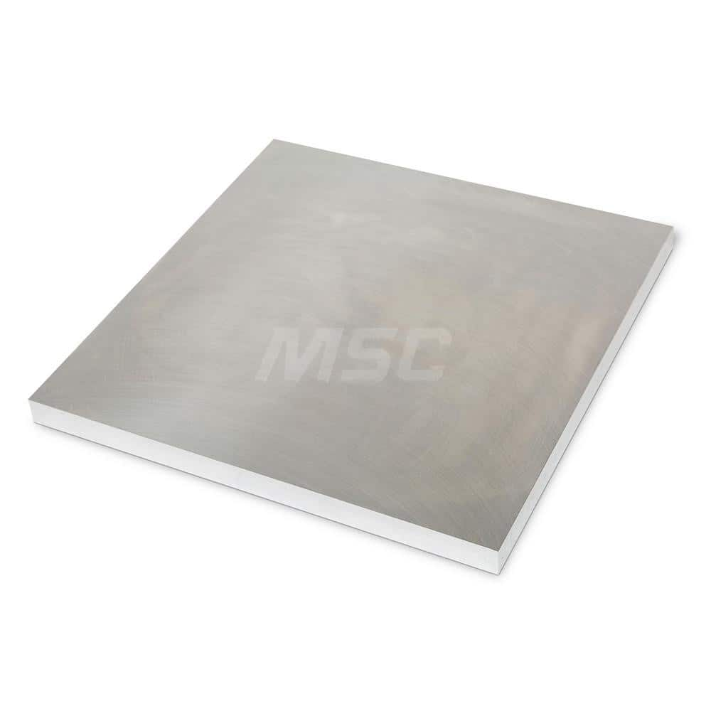 Aluminum Precision Sized Plate: Precision Ground, 8″ Long, 8″ Wide, 5/8″ Thick, Alloy 2024