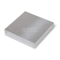 Precision Ground (2 Sides) Plate: 1/2″ x 4″ x 4″ 316 Stainless Steel