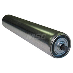 Roller Skids; Roller Material: Steel; Load Capacity: 357; Color: Chrome; Finish: Natural; Compatible Surface Type: Smooth; Roller Length: 21.8750 in; Roller Width: 2.5000; Roller Height: 2.5 in; Roller Diameter: 2.5000; Overall Height: 2.5 in; Overall Len