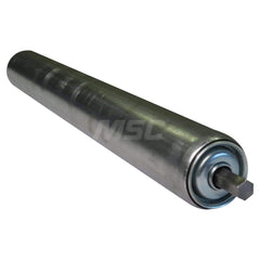 Roller Skids; Roller Material: Galvanized Steel; Load Capacity: 270; Color: Chrome; Finish: Natural; Compatible Surface Type: Smooth; Roller Length: 14.8750 in; Roller Width: 1.9000; Roller Height: 1.9000 in; Roller Diameter: 1.9000; Overall Height: 1.900