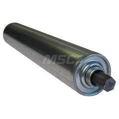 Roller Skids; Roller Material: Galvanized Steel; Load Capacity: 850; Color: Chrome; Finish: Natural; Compatible Surface Type: Smooth; Roller Length: 16.0000 in; Roller Width: 2.5000; Roller Height: 2.5 in; Roller Diameter: 2.5000; Overall Height: 2.5 in;