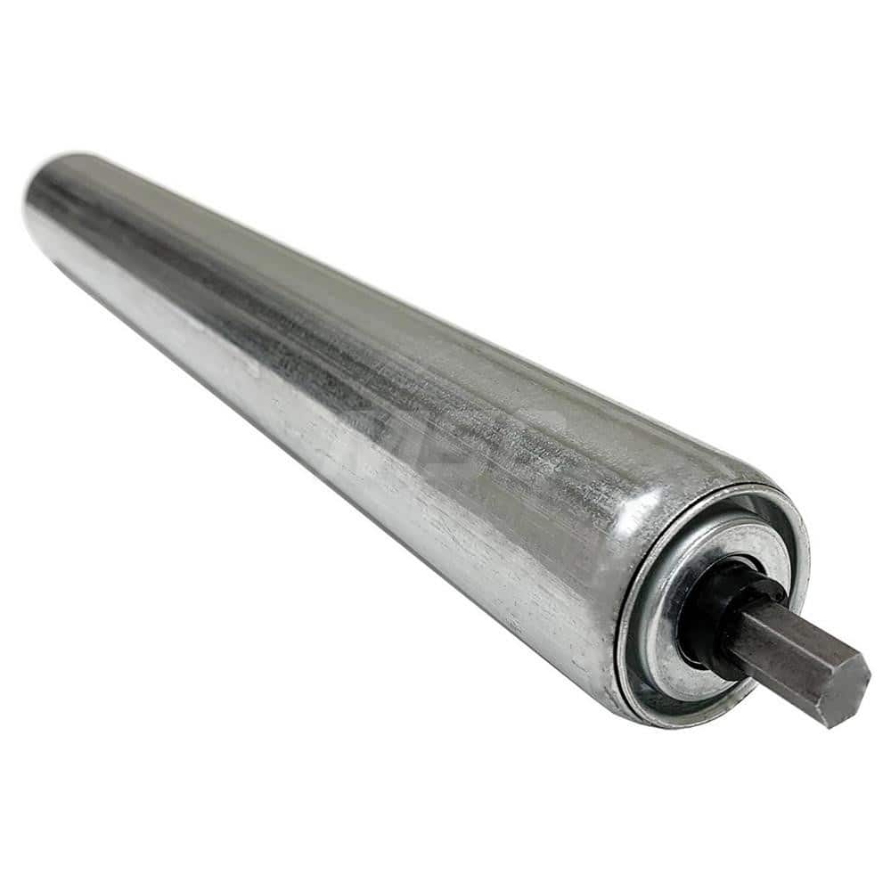 Roller Skids; Roller Material: Galvanized Steel; Load Capacity: 348; Color: Chrome; Finish: Natural; Compatible Surface Type: Smooth; Roller Length: 32.0000 in; Roller Width: 1.9000; Roller Height: 1.9000 in; Roller Diameter: 1.9000; Overall Height: 1.900