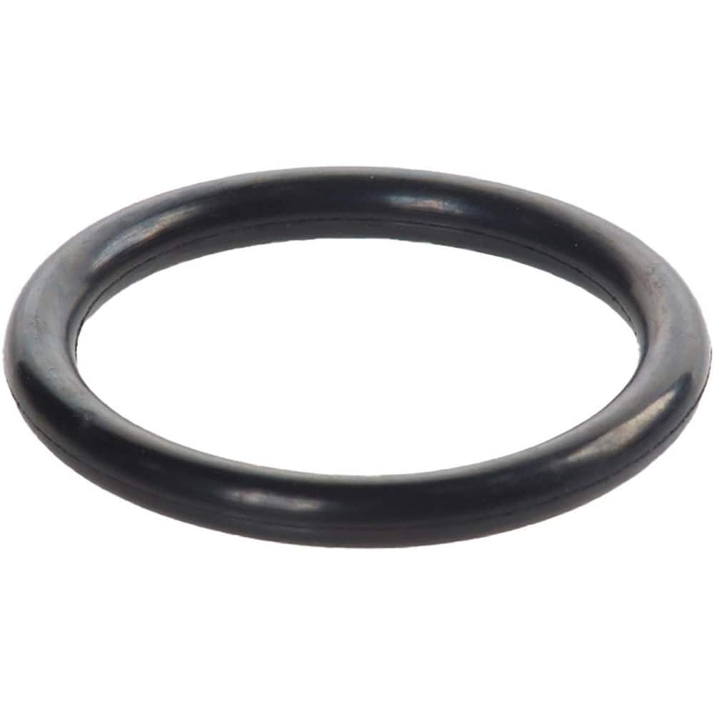 O-Ring: 21.3 mm ID x 26.1 mm OD, 2.4 mm Thick, Nitrile Round Cross Section, Shore 70, Black