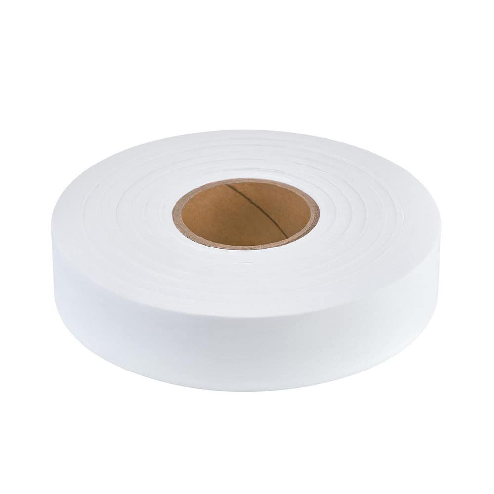 Barricade & Flagging Tape; Legend: None; Material: Plastic; Overall Length: 600.00; Color: White