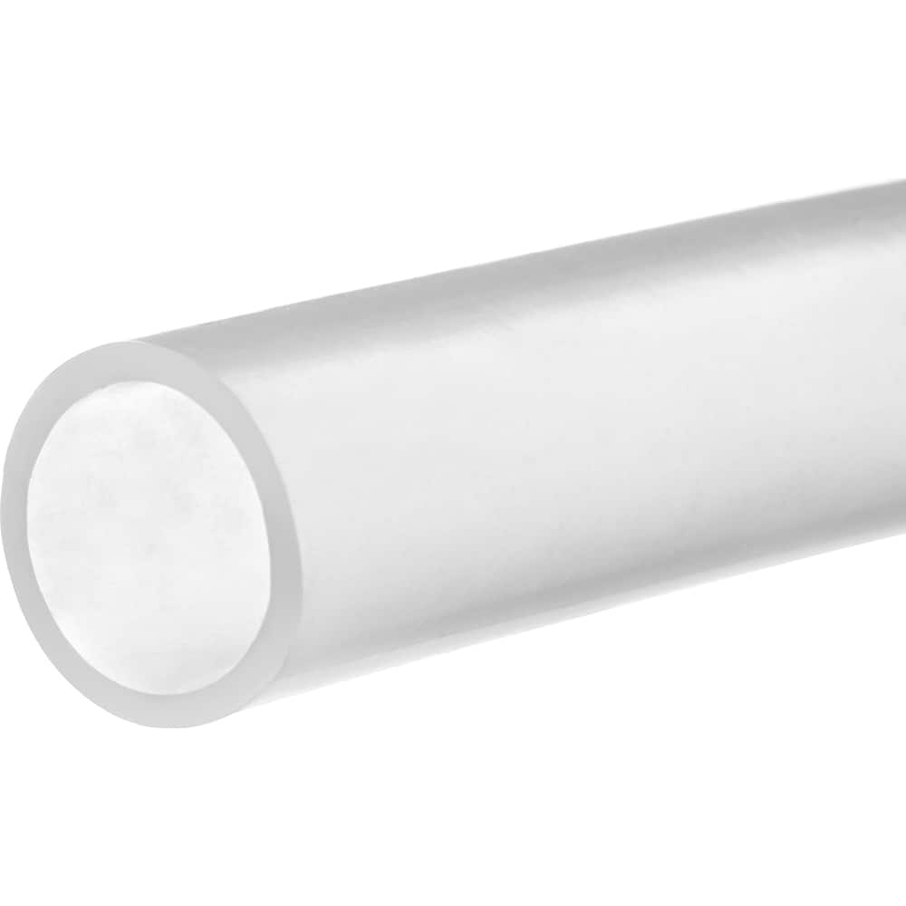 Silicone Tube: 7/16″ OD, 50' Length 40 Max psi, Clear